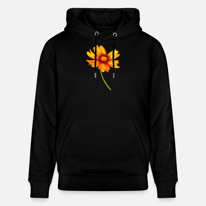 fleur - Sweat à capuche bio CRUISER Stanley/Stella Unisexe - noir