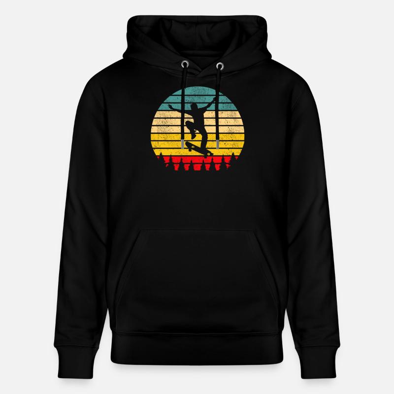 Skater Skateboard - Sweat à capuche bio CRUISER Stanley/Stella Unisexe - noir