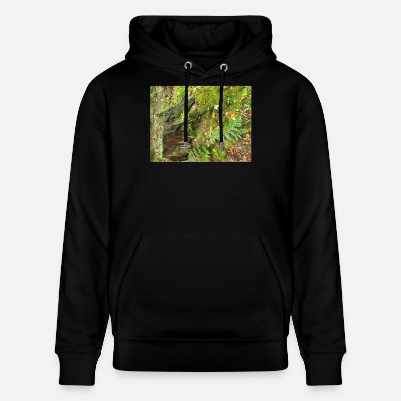 Forêt d’automne - Sweat à capuche bio CRUISER Stanley/Stella Unisexe - noir