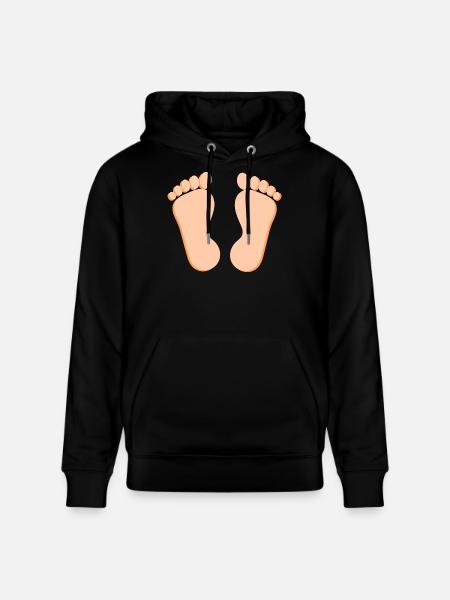 Foot Feet Foot Care Podology Gave Gave Idé - Stanley/Stella CRUISER økologisk unisex-hoodie - sort