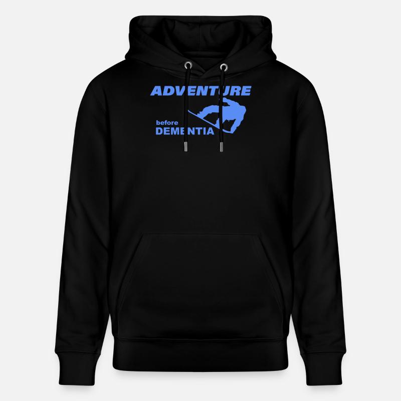 SNOWBOARD ADVENTURE - Sweat à capuche bio CRUISER Stanley/Stella Unisexe - noir