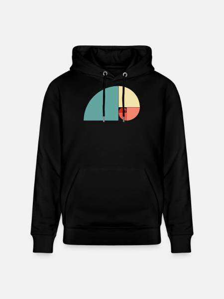 Goldener Schnitt Farbe - Stanley/Stella Unisex Bio-Hoodie CRUISER  - Schwarz