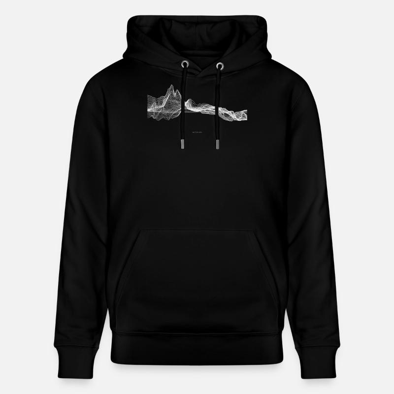 Cervin numérique - Sweat à capuche bio CRUISER Stanley/Stella Unisexe - noir