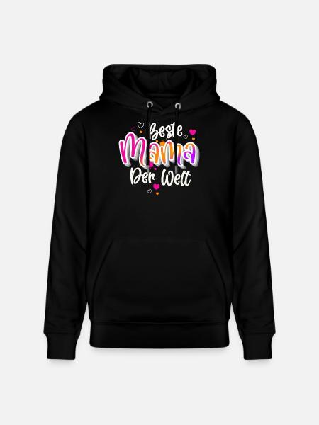 Beste Mama Der Welt - Stanley/Stella Unisex Bio-Hoodie CRUISER  - Schwarz