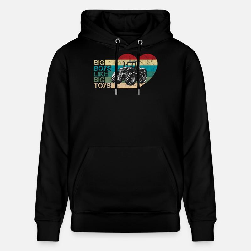Big Boys Retro - Sweat à capuche bio CRUISER Stanley/Stella Unisexe - noir