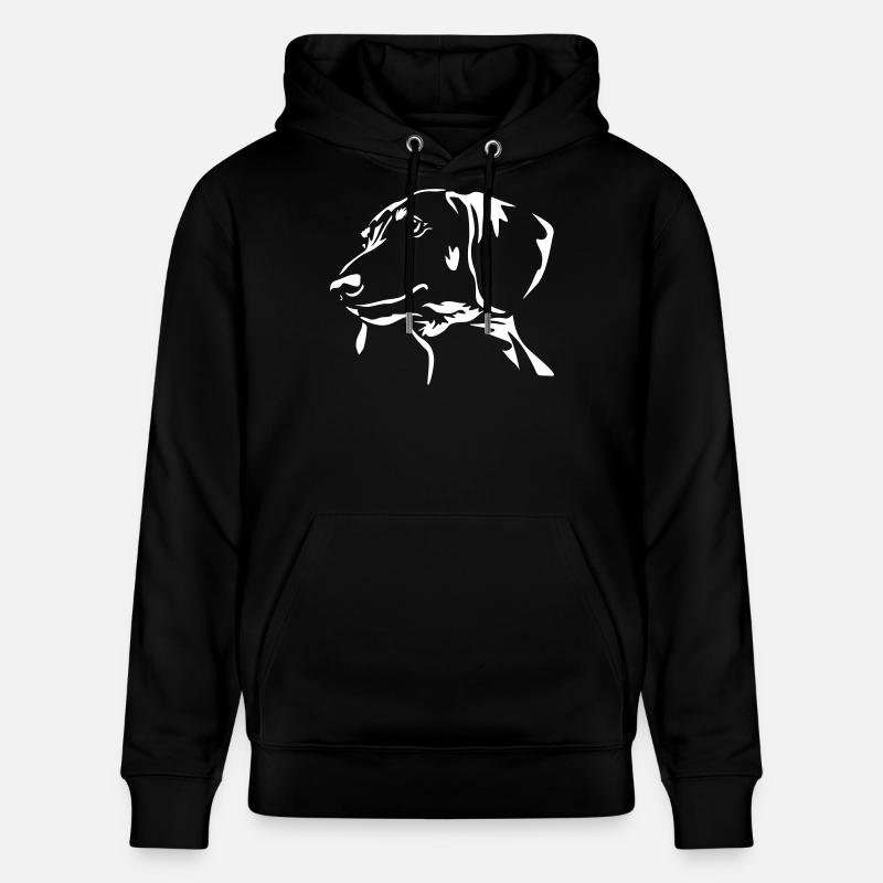 Tête de teckel « Black Edition - Sweat à capuche bio CRUISER Stanley/Stella Unisexe - noir