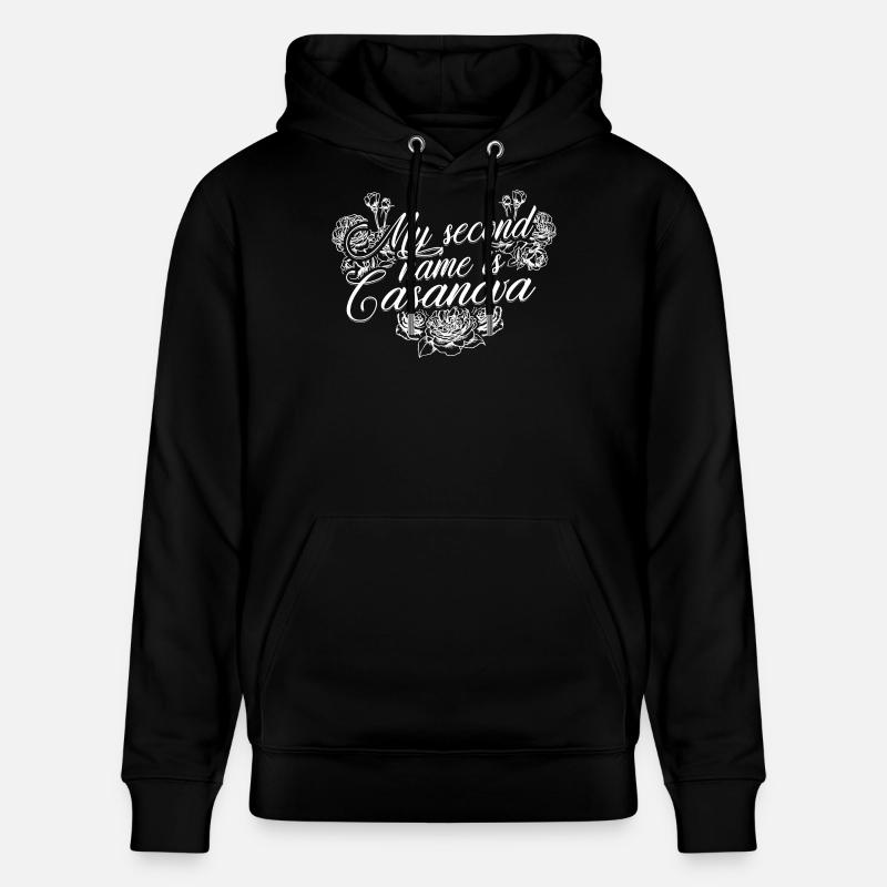 MY Second Name Is Casanova - Sweat à capuche bio CRUISER Stanley/Stella Unisexe - noir
