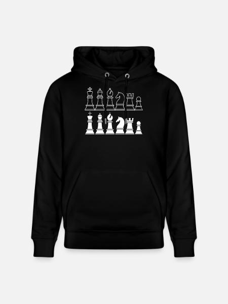 Chess Royal Game - Stanley/Stella CRUISER Unisex Organic Hoodie - black