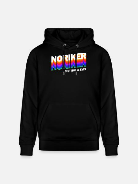 Noriker Pferde Design / Geschenkidee - Stanley/Stella Unisex Bio-Hoodie CRUISER  - Schwarz