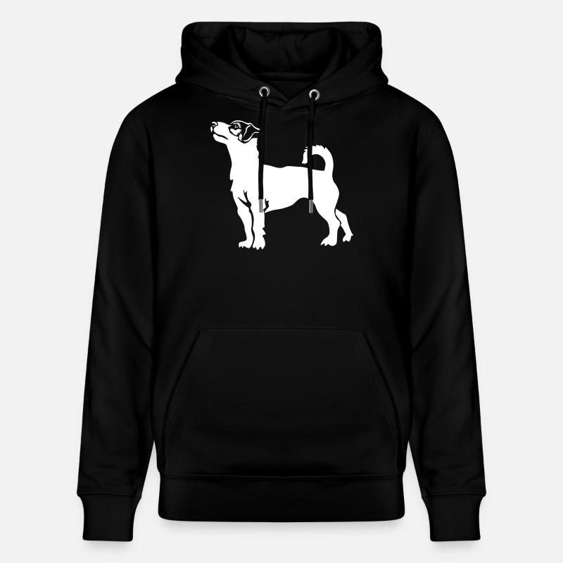 Jack Russell Terrier « Black Edition » - Sweat à capuche bio CRUISER Stanley/Stella Unisexe - noir