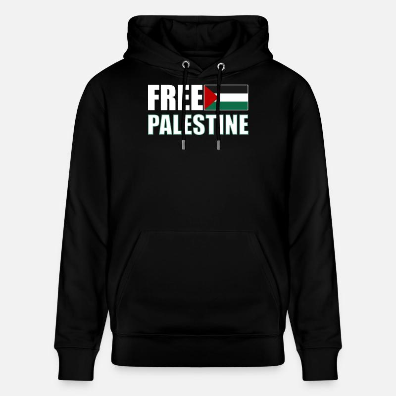 Free Palestine - Sweat à capuche bio CRUISER Stanley/Stella Unisexe - noir