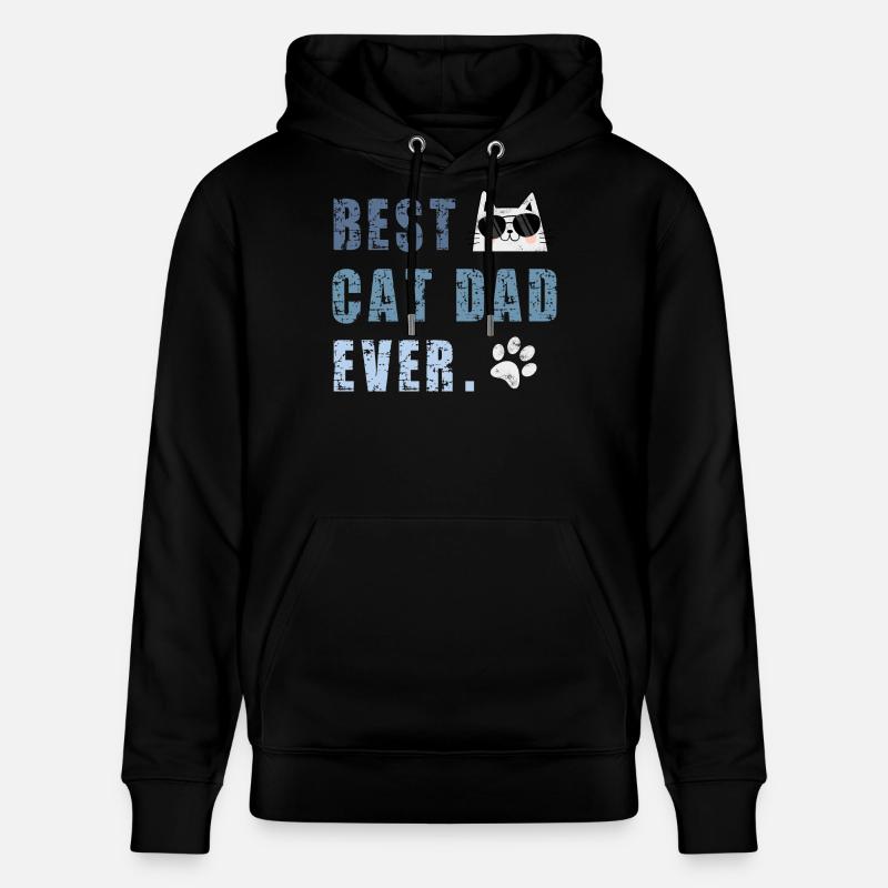 Chat Chats - Sweat à capuche bio CRUISER Stanley/Stella Unisexe - noir