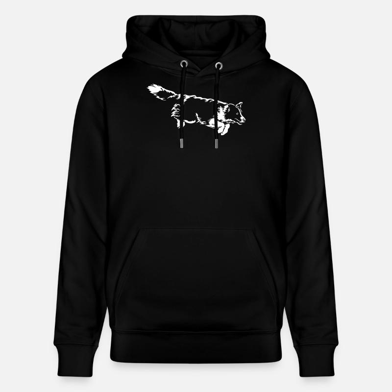 Border Collie « Black Edition » - Sweat à capuche bio CRUISER Stanley/Stella Unisexe - noir