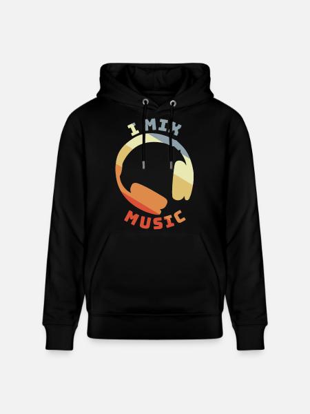 DJ Zitat - Stanley/Stella Unisex Bio-Hoodie CRUISER  - Schwarz