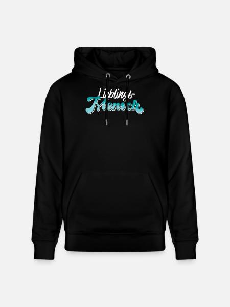 Lieblingsmensch - Stanley/Stella Unisex Bio-Hoodie CRUISER  - Schwarz