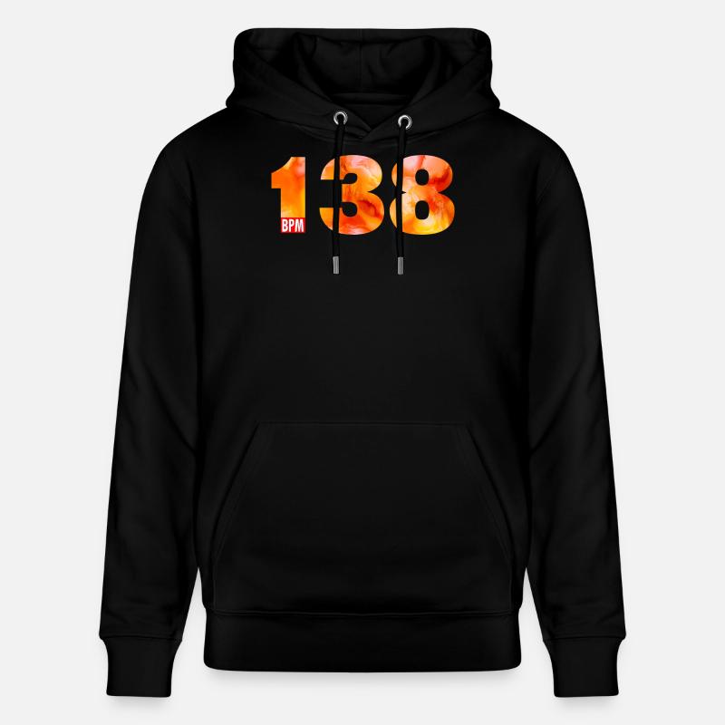 138 BPM - Énergie Pure Élevante - Sweat à capuche bio CRUISER Stanley/Stella Unisexe - noir