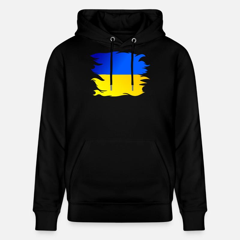 Drapeau de l’Ukraine Drapeau - Sweat à capuche bio CRUISER Stanley/Stella Unisexe - noir