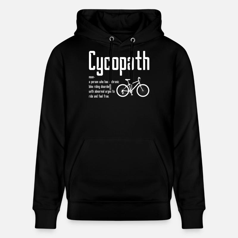 Sensibilisation au vélo Cyopath - Sweat à capuche bio CRUISER Stanley/Stella Unisexe - noir