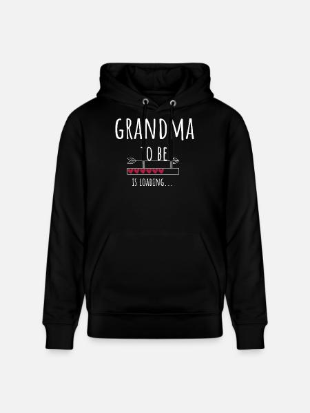 Bedstemor Bedstemor Gravid Gave Bedstemor at være - Stanley/Stella CRUISER økologisk unisex-hoodie - sort