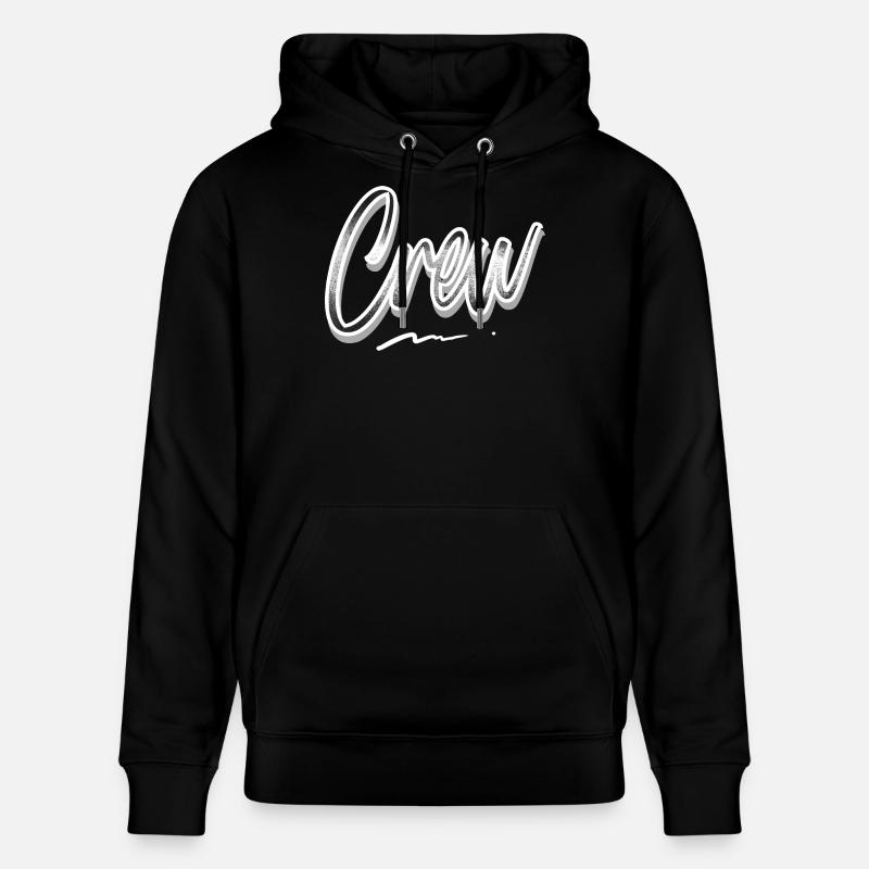 Équipage - Sweat à capuche bio CRUISER Stanley/Stella Unisexe - noir