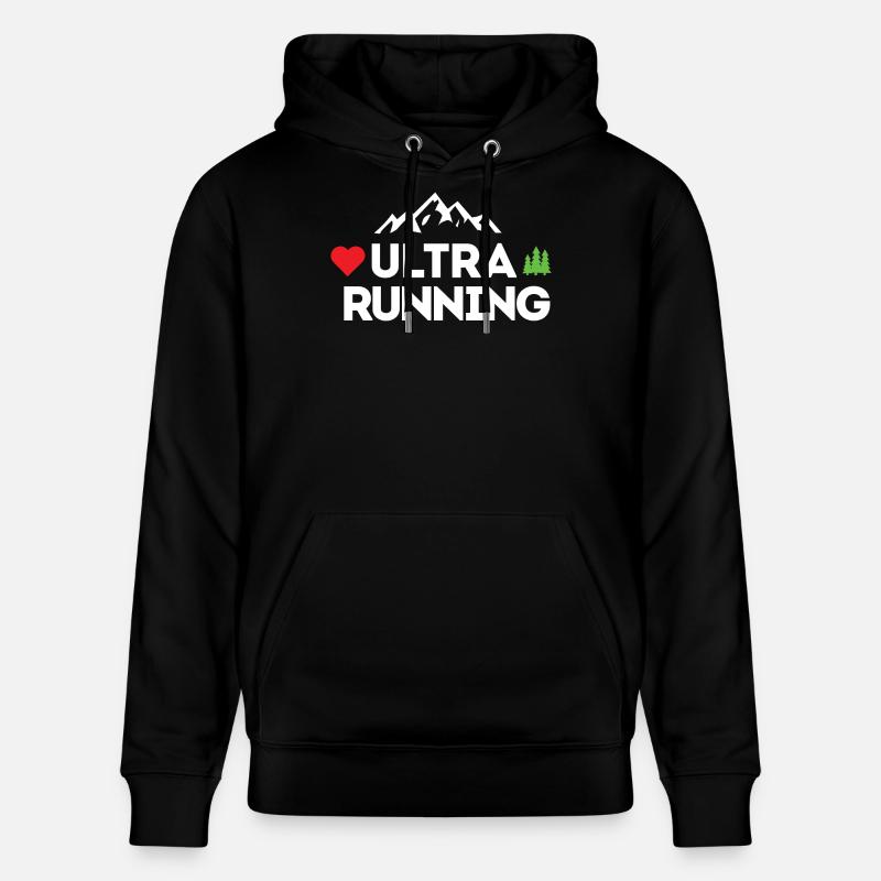 Ultra Running – Mon amour - Sweat à capuche bio CRUISER Stanley/Stella Unisexe - noir