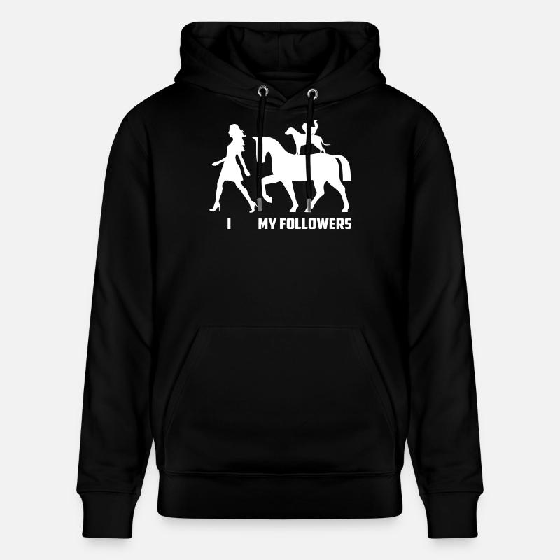 Adeptes de chevaux - Sweat à capuche bio CRUISER Stanley/Stella Unisexe - noir