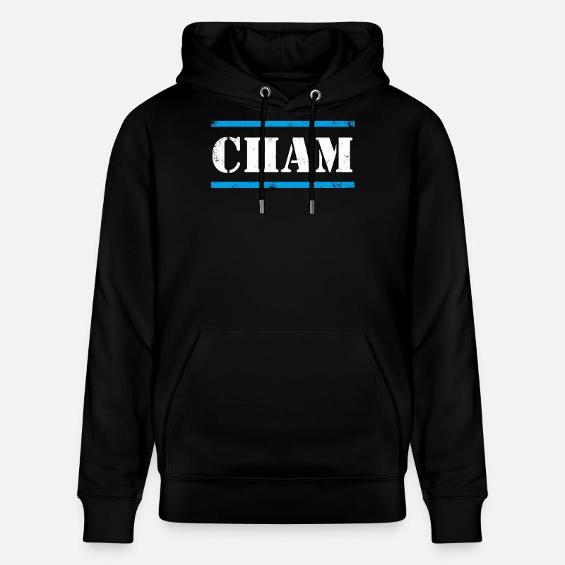 Cham - Stanley/Stella Unisex Bio-Hoodie CRUISER  - Schwarz