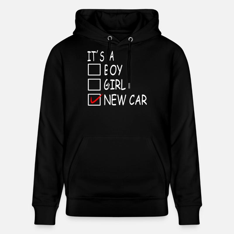 Neues Auto - Stanley/Stella Unisex Bio-Hoodie CRUISER  - Schwarz