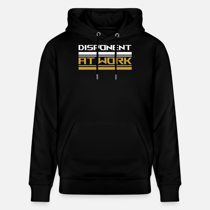 Disponent au travail blanc - Sweat à capuche bio CRUISER Stanley/Stella Unisexe - noir