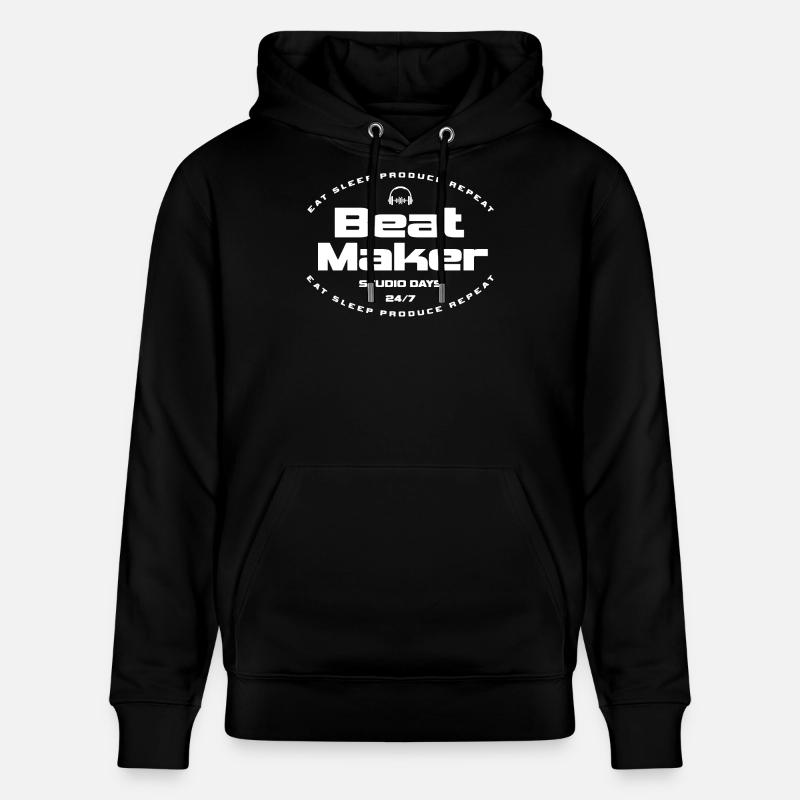 Beat Maker Studio Days - Stanley/Stella Unisex Bio-Hoodie CRUISER  - Schwarz