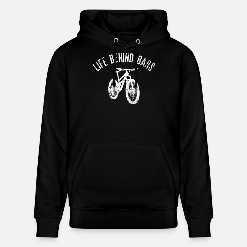 Leben hinter Gittern Fahrrad - Stanley/Stella Unisex Bio-Hoodie CRUISER  - Schwarz
