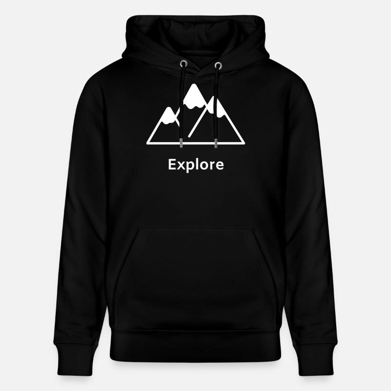 Explore - Sweat à capuche bio CRUISER Stanley/Stella Unisexe - noir