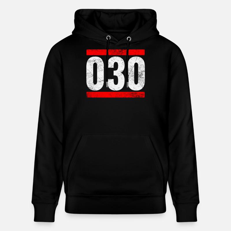 030 - Sweat à capuche bio CRUISER Stanley/Stella Unisexe - noir