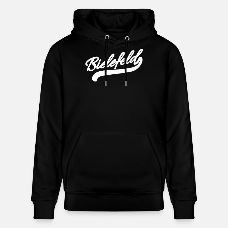 Bielefeld Retro - Stanley/Stella Unisex Bio-Hoodie CRUISER - Schwarz