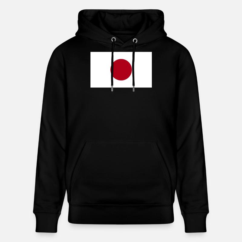 Drapeau national du Japon - Sweat à capuche bio CRUISER Stanley/Stella Unisexe - noir