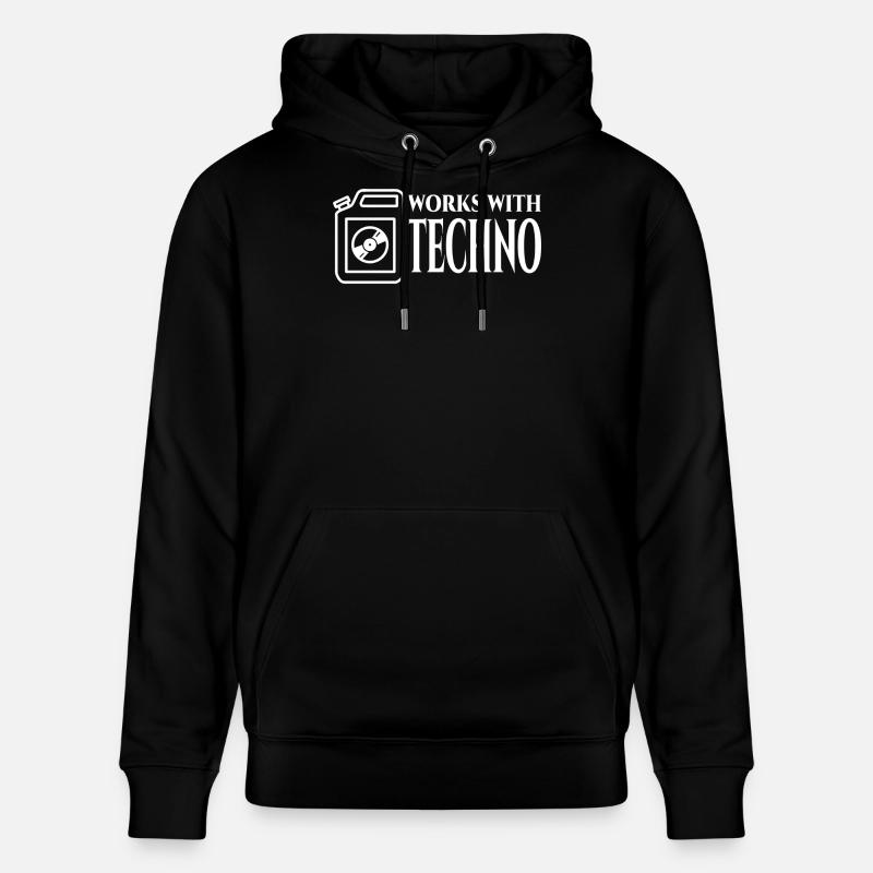 Techno - Stanley/Stella Unisex Bio-Hoodie CRUISER  - Schwarz