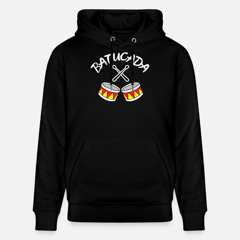 batucada, percussion, tambour - Sweat à capuche bio CRUISER Stanley/Stella Unisexe - noir