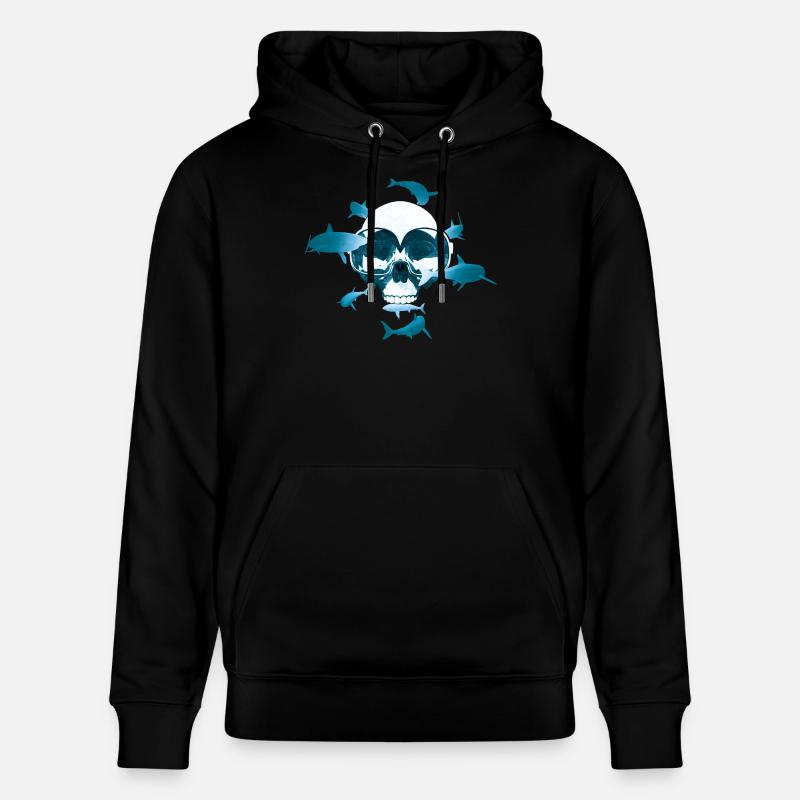 Tête De Mort & Plongée Sous-Marine - Sweat à capuche bio CRUISER Stanley/Stella Unisexe - noir