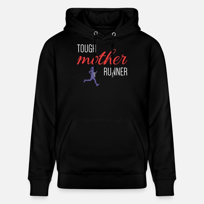 Mère coureuse coriace - Sweat à capuche bio CRUISER Stanley/Stella Unisexe - noir