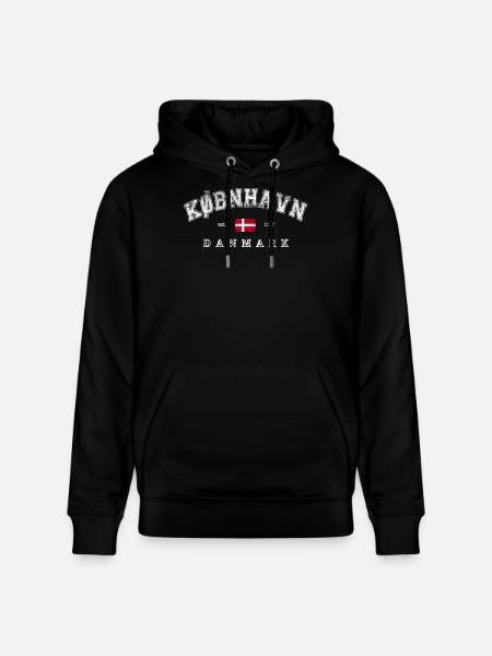 Copenhagen Denmark - Stanley/Stella CRUISER Unisex Organic Hoodie - black