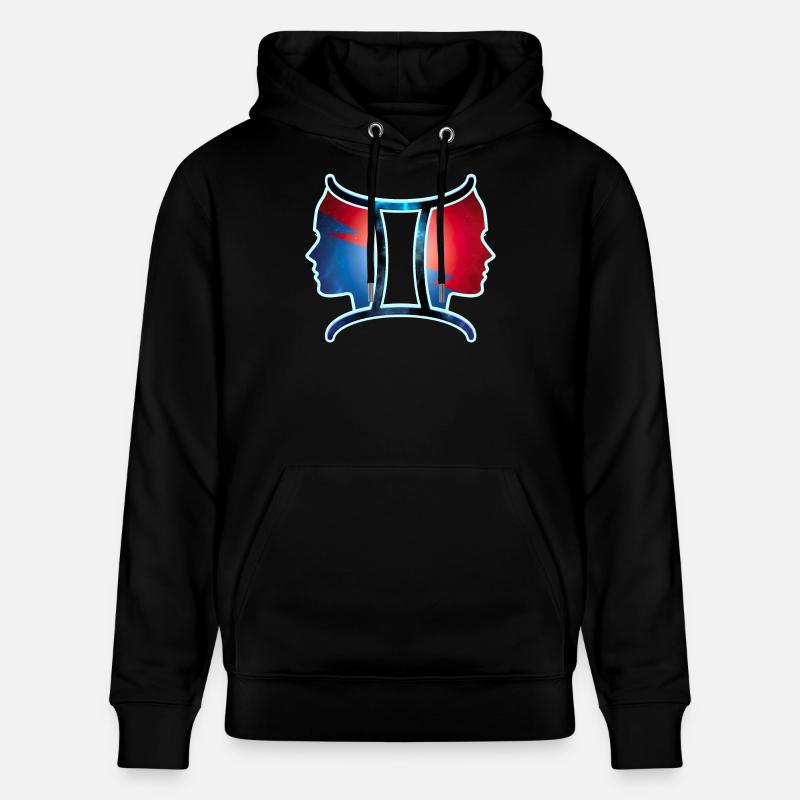 Zodiaque | signe des gémeaux - Sweat à capuche bio CRUISER Stanley/Stella Unisexe - noir