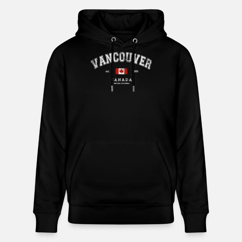 Vancouver Canada - Sweat à capuche bio CRUISER Stanley/Stella Unisexe - noir