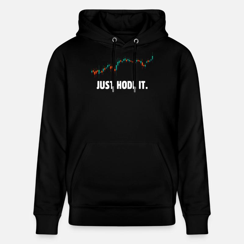 Halten Sie es einfach bitcoin - Stanley/Stella Unisex Bio-Hoodie CRUISER  - Schwarz