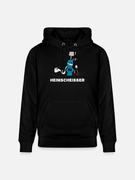 Heimscheisser WC Klo - Stanley/Stella Unisex Bio-Hoodie CRUISER  - Schwarz