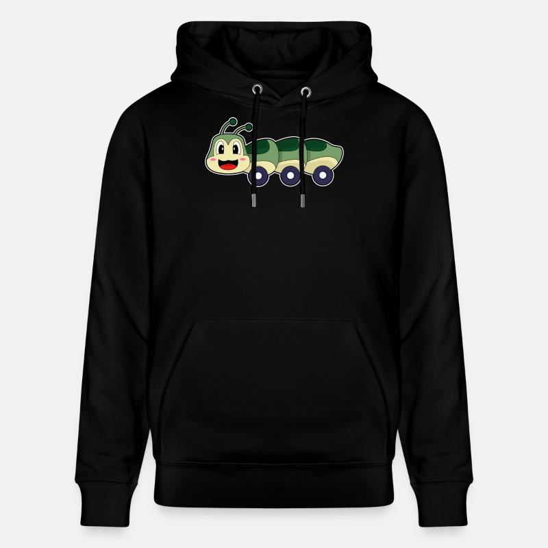 Voiture Caterpillar - Sweat à capuche bio CRUISER Stanley/Stella Unisexe - noir
