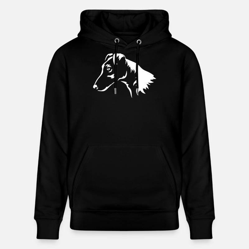 Foxterrier Kopf "Black Edition" - Stanley/Stella Unisex Bio-Hoodie CRUISER  - Schwarz