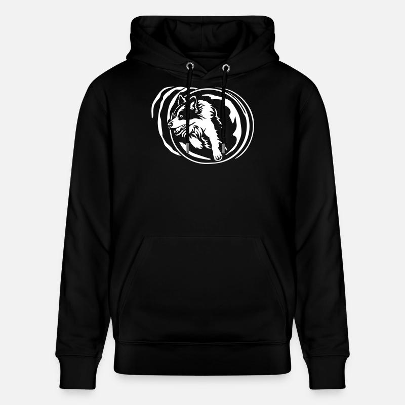 Border Collie « Black Edition » - Sweat à capuche bio CRUISER Stanley/Stella Unisexe - noir