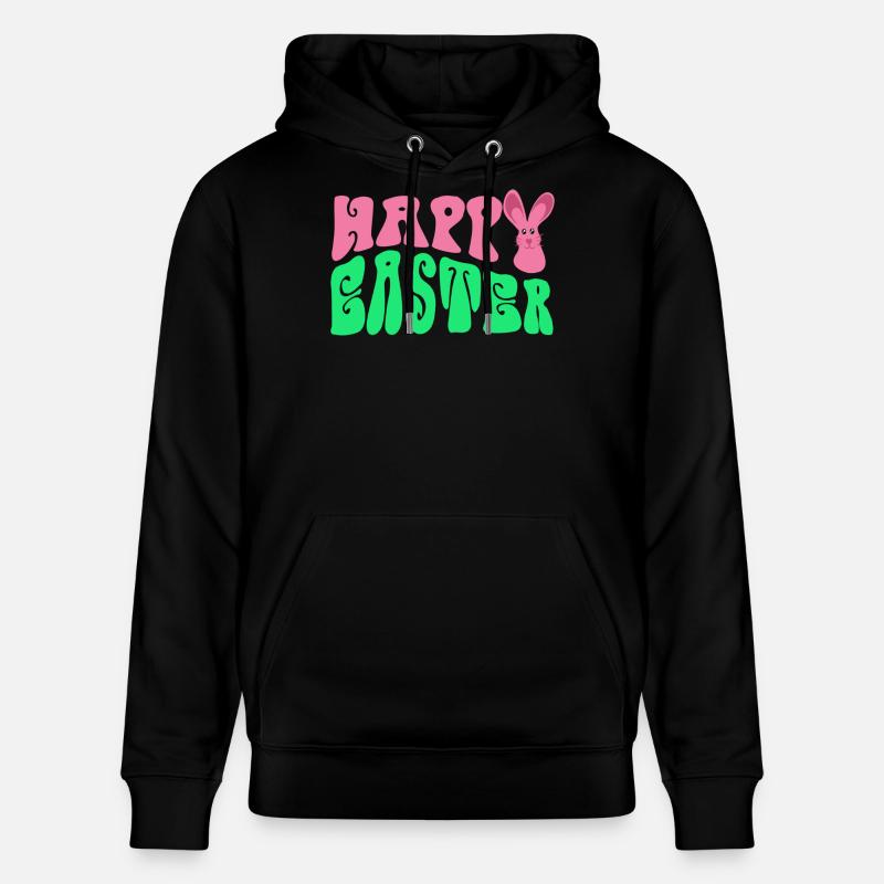 Frohe Ostern - Joyeuses Pâques - Sweat à capuche bio CRUISER Stanley/Stella Unisexe - noir