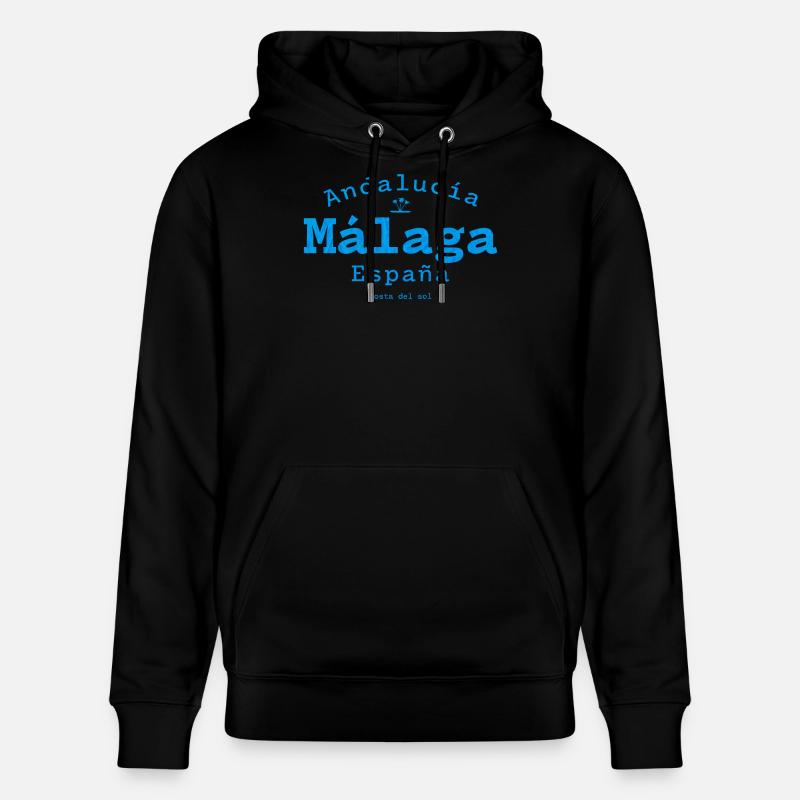 Malaga Andalousie Bleu côtier - Sweat à capuche bio CRUISER Stanley/Stella Unisexe - noir