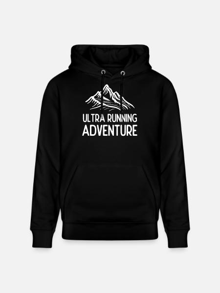Ultra Running Advrenture - Stanley/Stella CRUISER Unisex Organic Hoodie - black